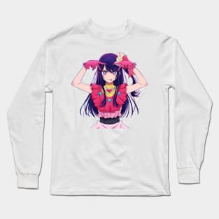 Kawaii Ai Hoshino From Oshi No Ko Long Sleeve T-Shirt